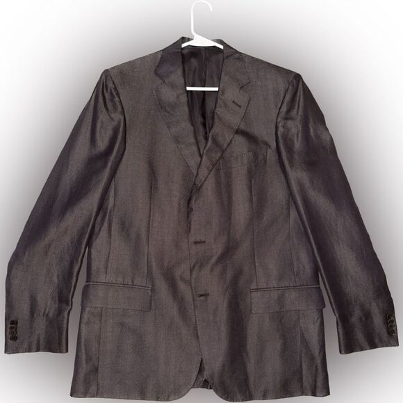 Ermenegildo Zegna Custom Chocolate Brown Blazer. - Picture 1 of 6